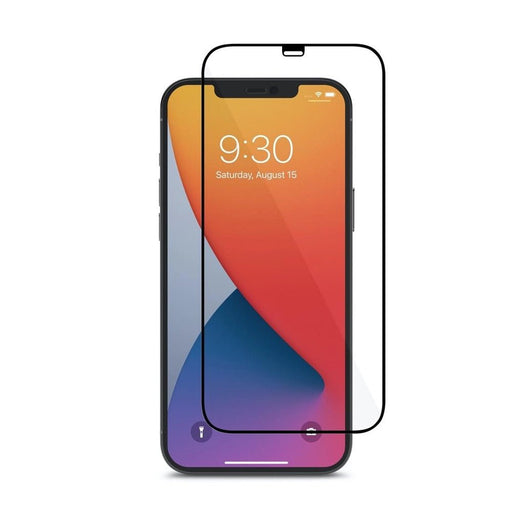 Kinglas 2.5D Full Coverage Silk Printing Black Edge Tempered Glass Screen Protector For iPhone 12 / 12 Pro Full Coverage Protector JPC MOBILE ACCESSORIES