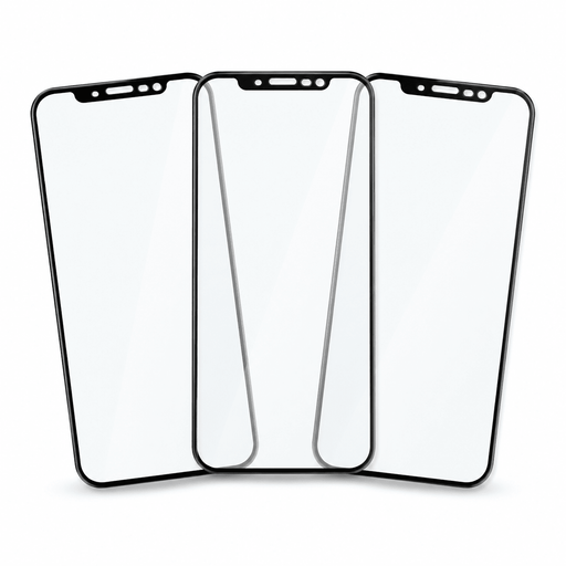 Kinglas 3 PCS 2.5D Anti Blue Light Standard Tempered Glass Screen Protector for iPhone X / XS / 11 Pro on a white background