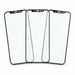 Kinglas 3 PCS 2.5D Anti Blue Light Standard Tempered Glass Screen Protector for iPhone X / XS / 11 Pro on a white background