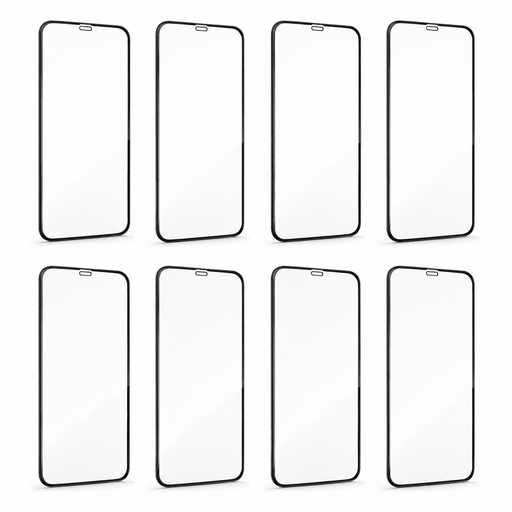 Kinglas 8-Pack 9H Glass for iPhone 12 Pro Max on a white background