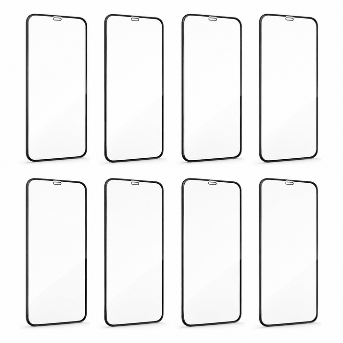 Kinglas 8-Pack 9H Glass for iPhone 12 Pro Max on a white background