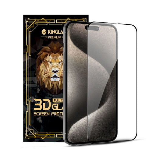 Kinglas Full Coverage Tempered Glass Screen Protector for iPhone 15 & 16 Full Coverage Protector JPC MOBILE ACCESSORIES