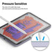 AF Plasma anti-fingerprint coating on Kinglas iPad Mini 6 screen protector showing crystal clear visibility