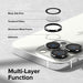 Kinglas iPhone 12 Pro Max Camera Lens Protector Set Aluminum Alloy 4 Colours Anti-Fingerprint 3Pcs Full Coverage Protector