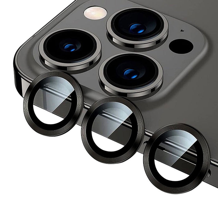 Kinglas iPhone 12 Pro Max Camera Lens Protector Set Aluminum Alloy 4 Colours Anti-Fingerprint 3Pcs Full Coverage Protector