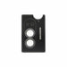 Kinglas black metal-ring tempered-glass camera lens protector for iPhone Duo