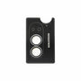 Kinglas black metal-ring tempered-glass camera lens protector for iPhone Duo