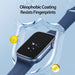 Oil repellent coating demonstration on Kinglas PMMA screen protector for Apple Watch 45mm