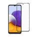 Kinglas Full Coverage Tempered Glass Screen Protector for Samsung Galaxy A22 5G showing full-screen coverage and clarity.