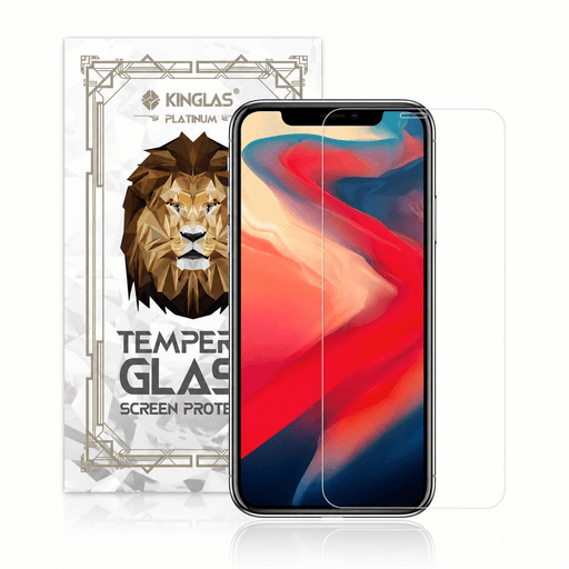 Kinglas Tempered Glass Screen Protector For iPhone X / XS / 11 Pro (Diamond Glass & Japan Glue Upgrade) on a white background