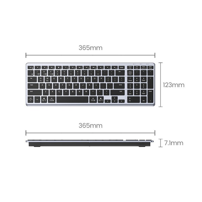 UGREEN KU005 Ultra Slim Wireless Bluetooth Keyboard