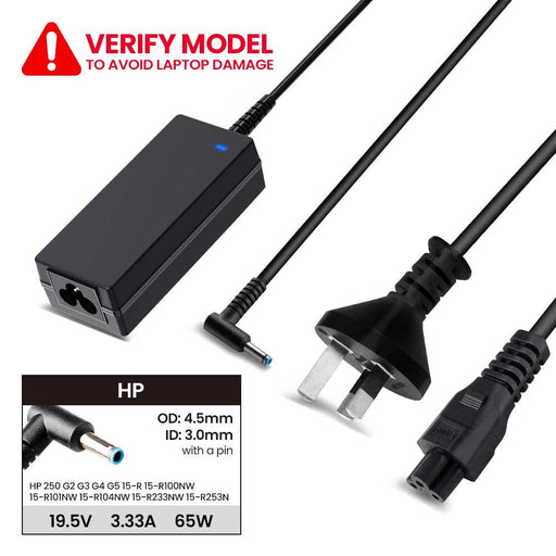 Laptop Power Adapter H651954530 For HP 250 G2 G3 G4 G5 15-R 15-R100NW 15-R101NW 15-R104NW 15-R233NW 15-R253N (With Pin Inside) Laptop Charger JPC MOBILE ACCESSORIES