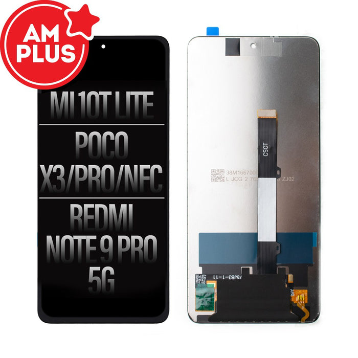 AMPLUS LCD Assembly Replacement for Xiaomi Mi 10T Lite / Poco X3 Pro / Poco X3 NFC / Poco X3 / Redmi Note 9 Pro 5G