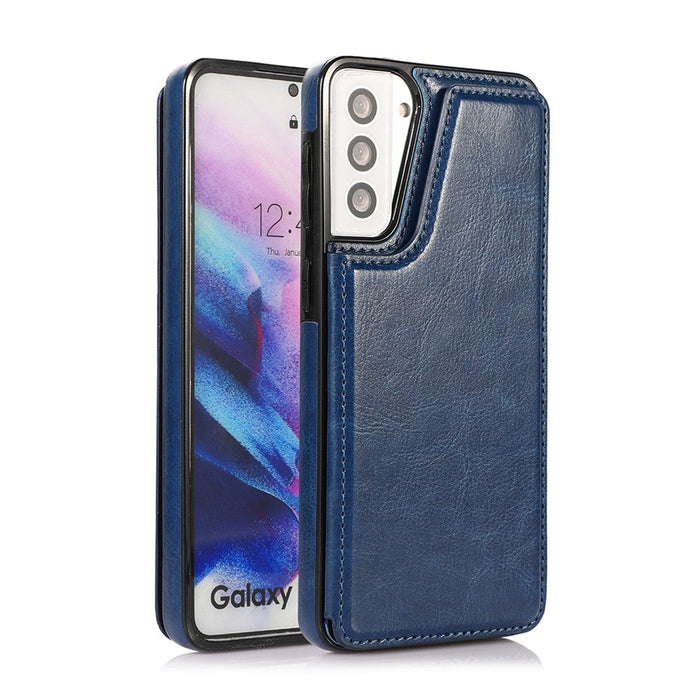Back Flip Leather Wallet Cover Case for Samsung Galaxy S21 Plus