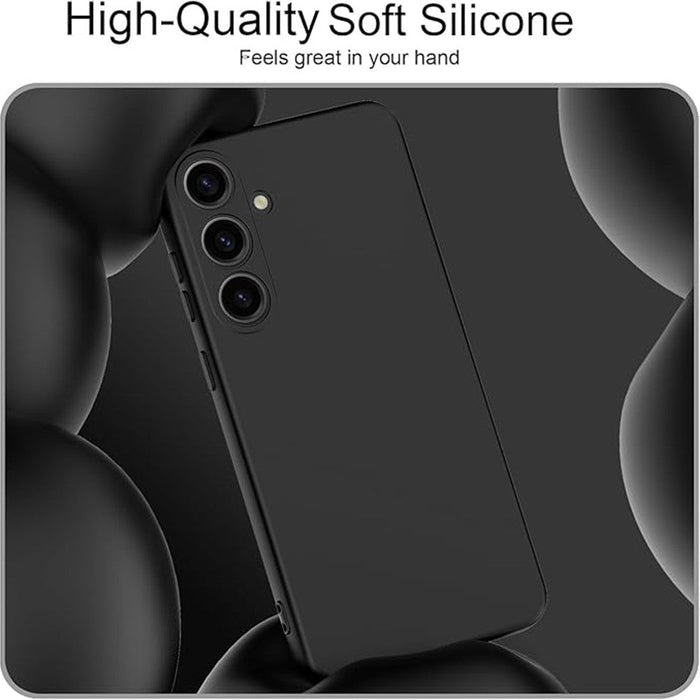 Samsung Galaxy S25 Edge liquid silicone case anti-slip texture surface for secure grip handling