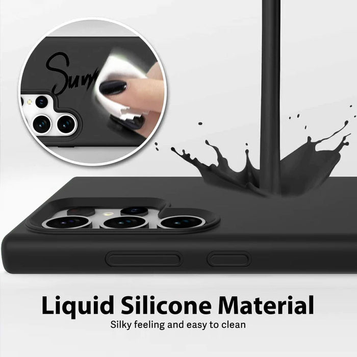 Liquid Silicone Case Cover for Samsung Galaxy S24 Ultra