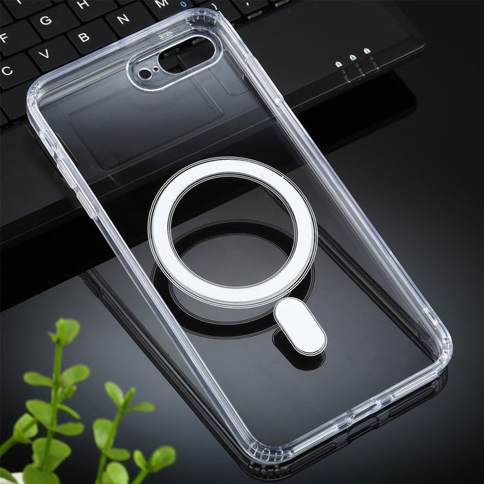 Clear Hybrid Case Cover with Magnetic Ring for iPhone 7 / 8 / SE (2020) / SE (2022)