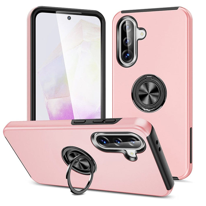 Magnetic Ring Holder Shockproof Case Samsung Galaxy A26 5G | 360° Protection Kickstand Car Mount 4 Colors Brisbane - JPC MOBILE ACCESSORIES