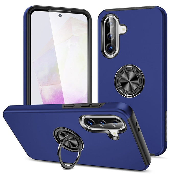 Magnetic Ring Holder Shockproof Case Samsung Galaxy A26 5G | 360° Protection Kickstand Car Mount 4 Colors Brisbane - JPC MOBILE ACCESSORIES