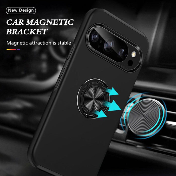 Magnetic Ring Holder Shockproof Case Cover for Google Pixel 10 / 10 Pro Hybrid Case JPC MOBILE ACCESSORIES