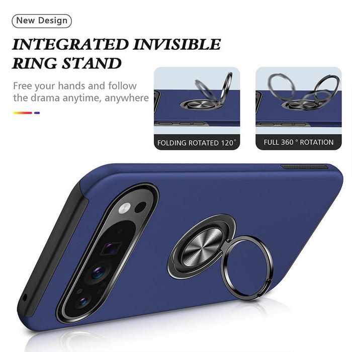 Magnetic Ring Holder Shockproof Case Cover for Google Pixel 9 / 9 Pro Hybrid Case JPC MOBILE ACCESSORIES