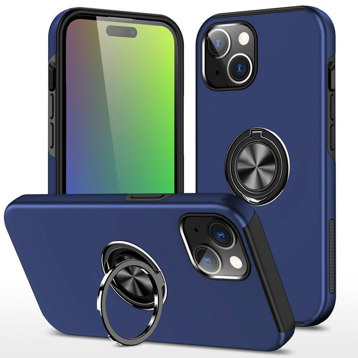 Magnetic Ring Holder Shockproof Case Cover for iPhone 13 / 14 Hybrid Case JPC MOBILE ACCESSORIES