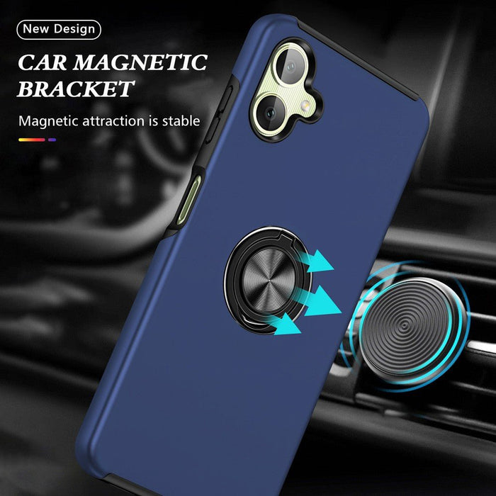 Magnetic Ring Holder Shockproof Case Cover for Samsung Galaxy A07 4G A075 Hybrid Case JPC MOBILE ACCESSORIES