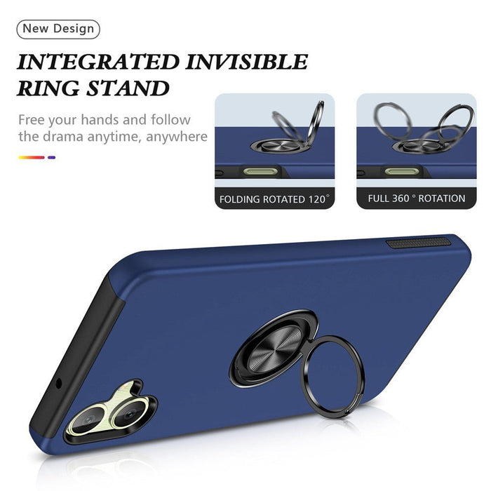 Magnetic Ring Holder Shockproof Case Cover for Samsung Galaxy A07 4G A075 Hybrid Case JPC MOBILE ACCESSORIES