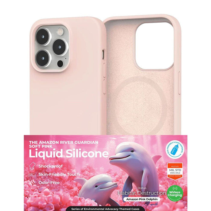 MagSafe Liquid Silicone Case iPhone 15 Magnetic Ring Microfiber Black Blue Green Lilac Navy Pink Shopify JPC MOBILE