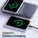 Transparent Mercury iPhone Duo case shown with wireless charging