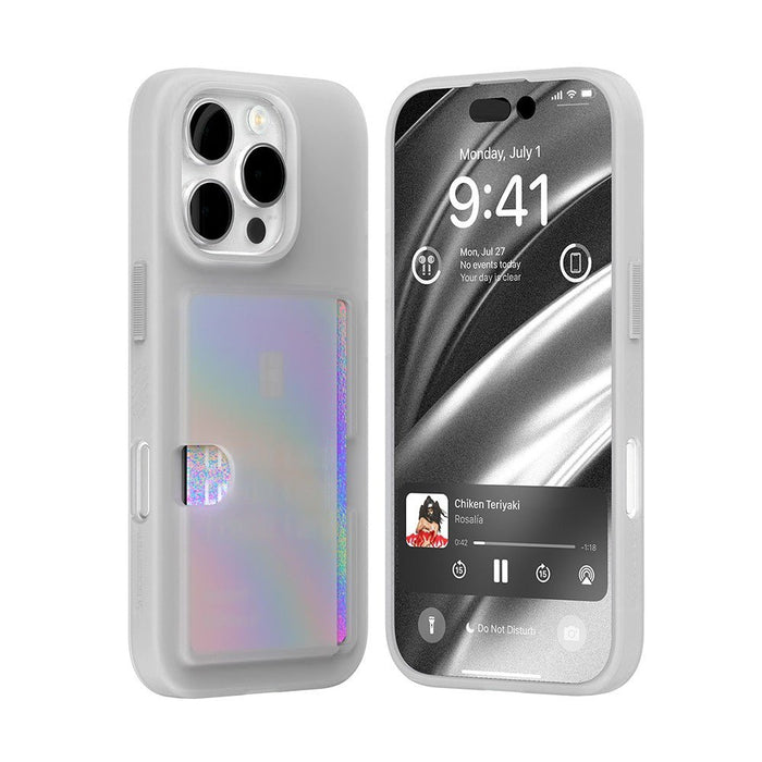 Mercury Goospery Rail 2 Card Case for iPhone 16 Pro | Slim Shockproof Secure 2 - Card Storage | Black Transparent Variants | JPC Mobile Accessories Australia Wallet Case JPC MOBILE ACCESSORIES