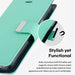 Mercury Goospery Rich Diary Case iPhone 14 Wallet Flip Folio Leather Card Holder 9 Colours Wallet Case JPC MOBILE ACCESSORIES