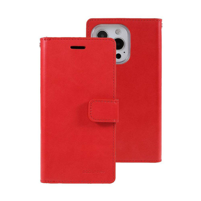 Mercury Mansoor Diary Wallet Case in Red