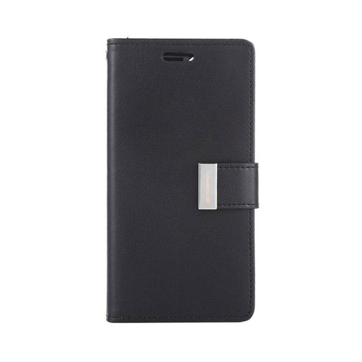 Mercury Rich Diary Wallet Case in Black