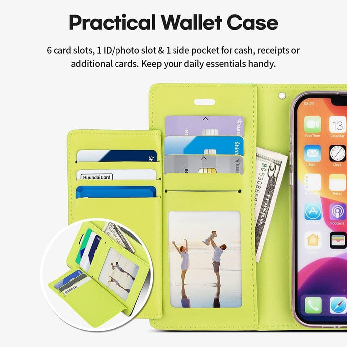 Mercury Rich Diary Wallet Case secure closure feature