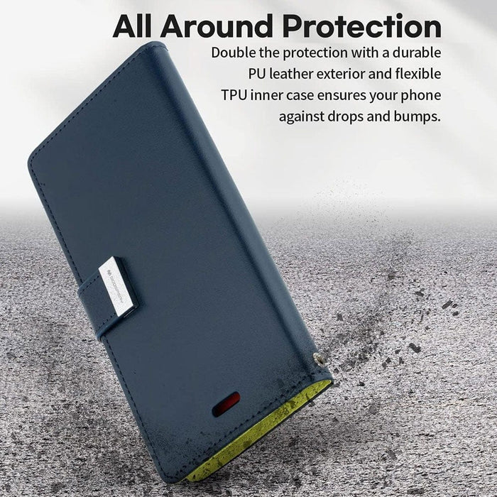 Mercury Rich Diary Wallet Case flexible inner shell