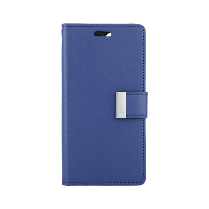 Mercury Rich Diary Wallet Case in Navy