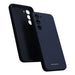 Mercury Silicone Case for Samsung Galaxy S24 FE in Navy Blue - Wireless Charging Compatible Australia