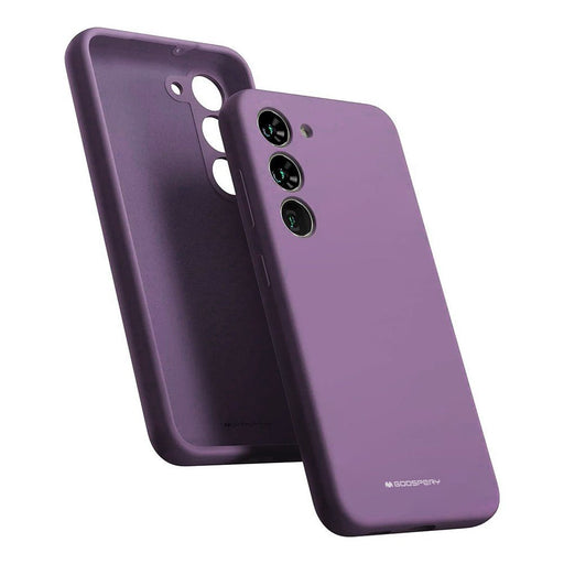Mercury Silicone Case for Samsung Galaxy S24 FE in Royal Purple - Anti-Yellowing Technology Australia