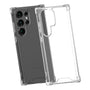 Mercury Super Protect Samsung Galaxy S25 Ultra clear TPU case showing minimalist design with shock absorbing construction and precise cutouts