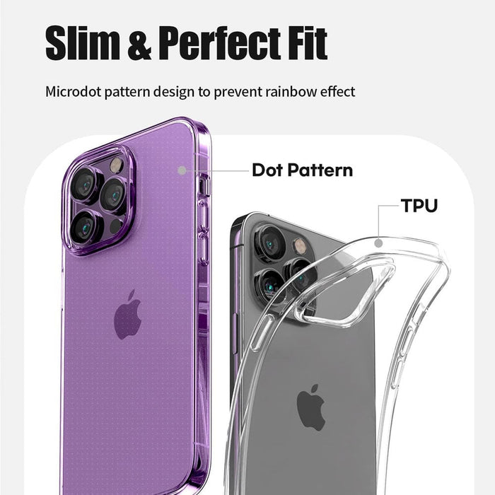 Mercury Transparent Jelly Case fitted to Apple iPhone 16