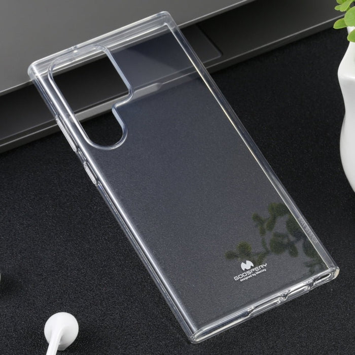 Mercury transparent jelly clear case for Samsung Galaxy S23 Ultra front view