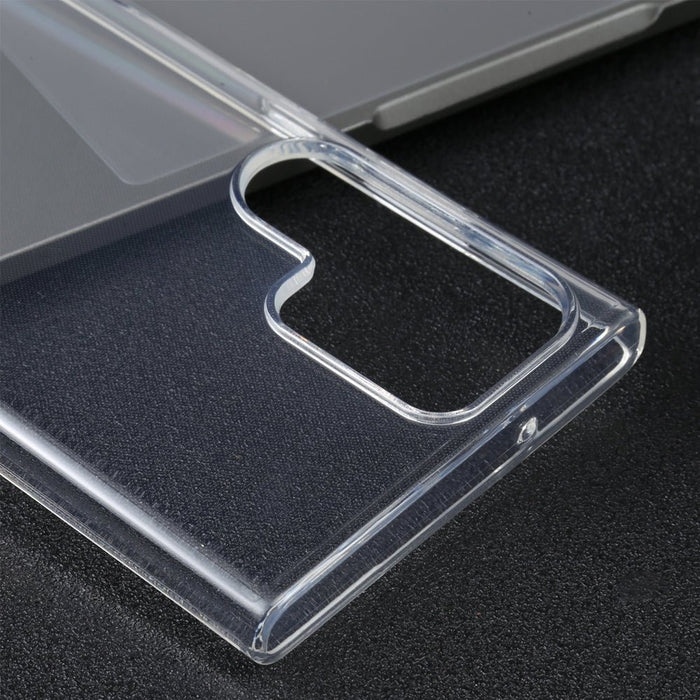 Mercury clear jelly case fitted to Samsung Galaxy S23 Ultra rear view