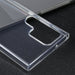 Mercury clear jelly case fitted to Samsung Galaxy S23 Ultra rear view
