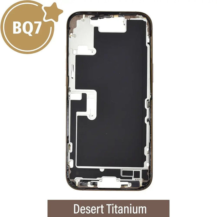 Mid-Frame Housing for iPhone 16 Pro Max-Desert Titanium (With SIM Tray Version) (BQ7) iPhone Mid-Frame Housing JPC MOBILE ACCESSORIES