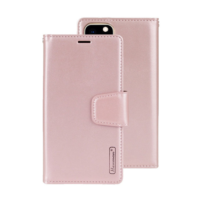 Hanman 2 in 1 Detachable Magnetic Flip Leather Wallet Cover Case for iPhone 11 Pro
