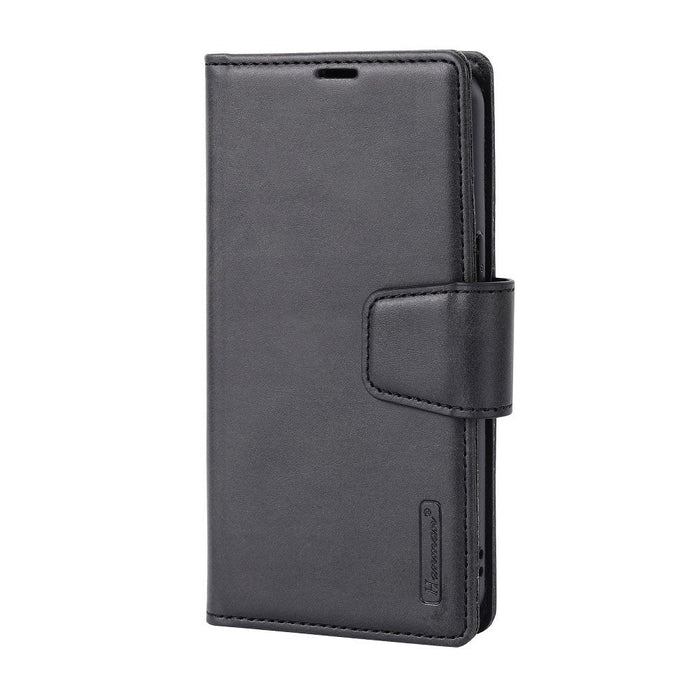 Hanman 2 in 1 Detachable Magnetic Flip Leather Wallet Cover Case for iPhone 15 Plus