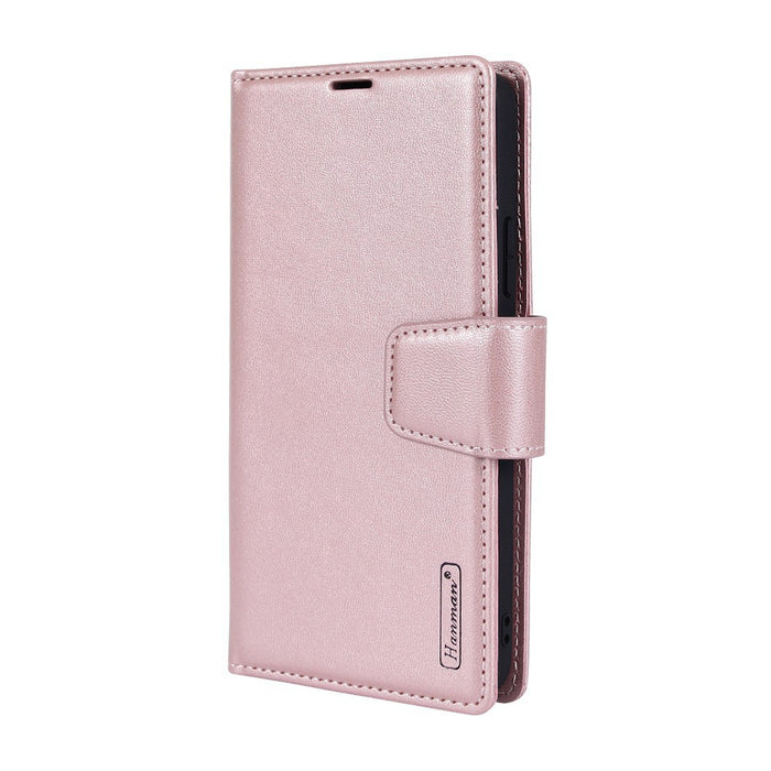Hanman 2 in 1 Detachable Magnetic Flip Leather Wallet Cover Case for Samsung Galaxy S24 Plus