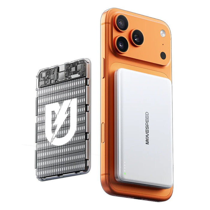 MOVE SPEED MSP07 Magnetic Power Bank 5000mAh | 18W Fast Charge Power Bank JPC MOBILE ACCESSORIES