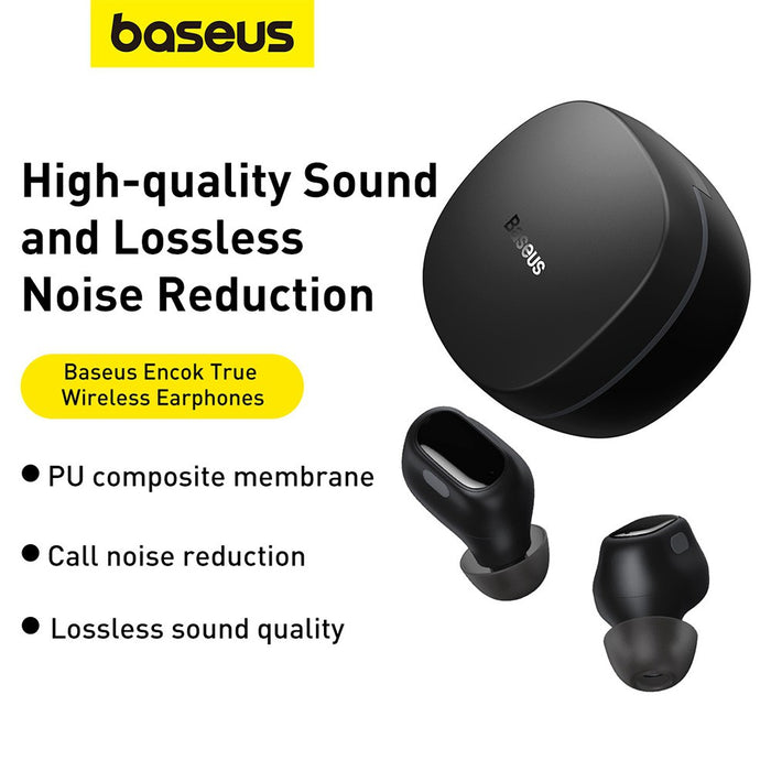 Baseus Bowie WM01 True Wireless Earphones — Black
